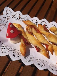 ESPIRALES DE HOJALDRE Y JAMÓN