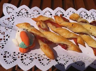 ESPIRALES DE HOJALDRE Y JAMÓN