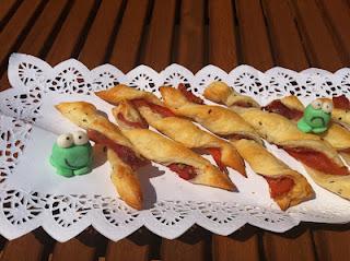 ESPIRALES DE HOJALDRE Y JAMÓN