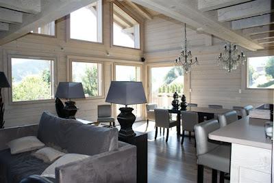 Chalet Rustico Frente al Mont Blanc