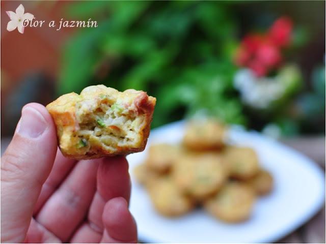 Mini cocas de verduras (fáciles y rápidas)