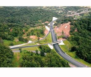 Dionisio Pérez Jácome, titular de la SCT y  el Presidente de México  Felipe Calderón,  inauguran la Autopista Perote-Banderilla en el estado de Veracruz,