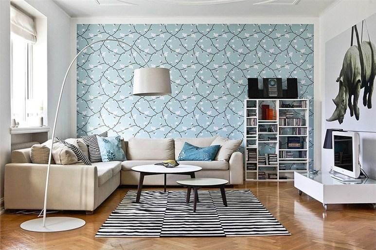 Papeles pintados de color azul - Paperblog