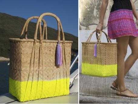 Bolsos bicolores para el verano