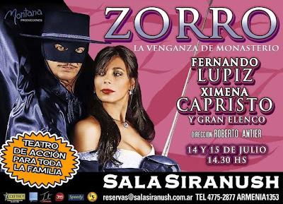 ZORRO: La venganza de Monasterio