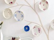 Colocar platos pared como árbol