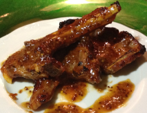 Chuletas de cordero glaseadas