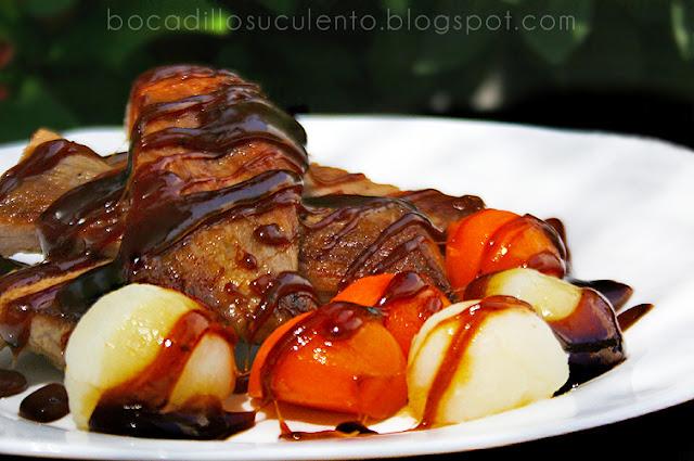 Secreto Extra Ibérico con Salsa de Miel