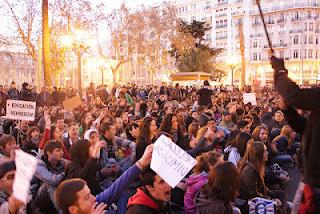 Manifestaciones juveniles primavera valenciana'