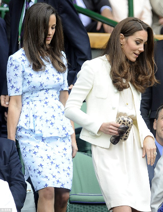 El look de Kate y Pippa Middleton en la final de Wimbledon