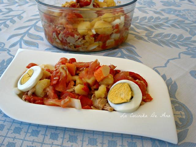 Ensalada de pimientos asados