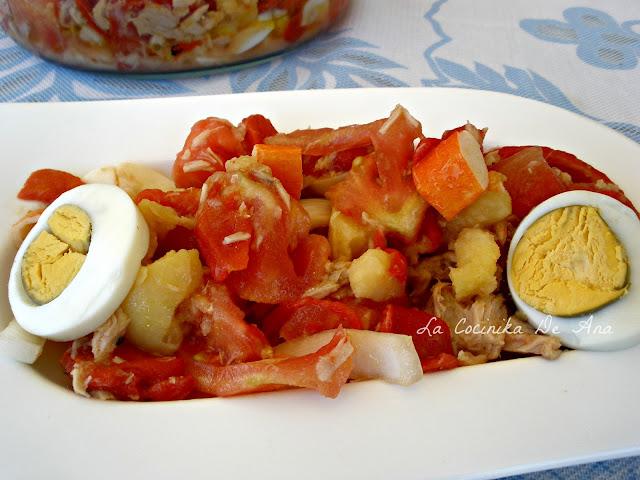 Ensalada de pimientos asados