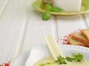 Vichyssoise (Crema fria puerros aceite albahaca)