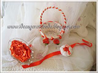 Boda con toques color Naranja