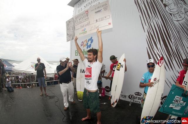 Hank Gaskell gana la Copa Quiksilver El Salvador 2012