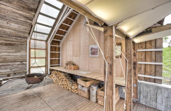 Una casa de verano al más puro estilo escandinavo