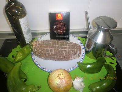 Ternera exprés con salsa de pimientos ahumados