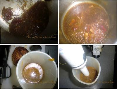 Ternera exprés con salsa de pimientos ahumados