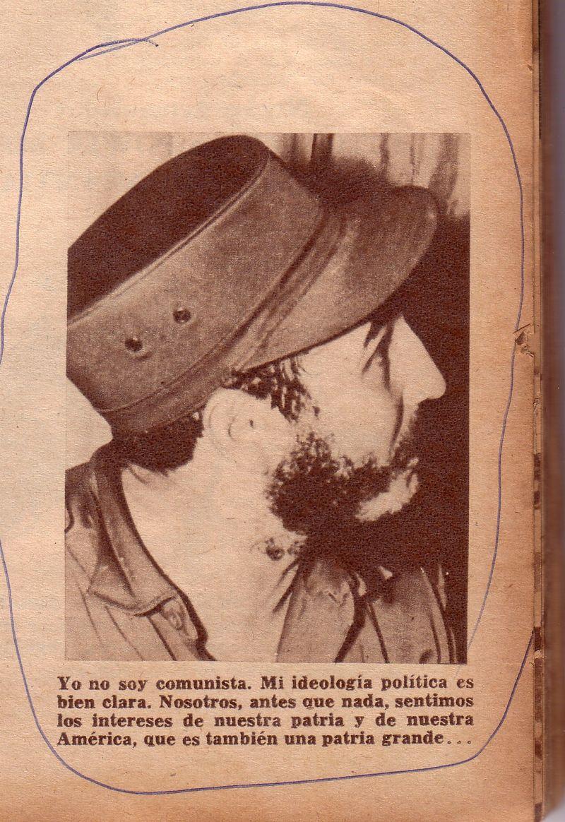 FIDEL NO ERA COMUNISTA