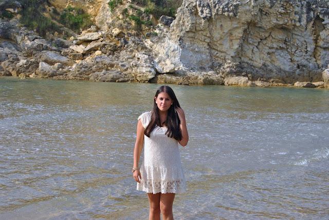 A romantic dress...