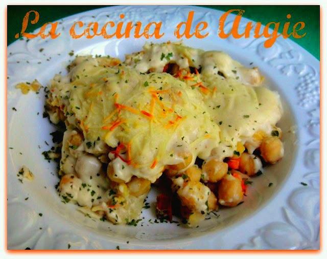 GARBANZOS CON BECHAMEL