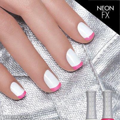 Manicura francesa a todo color!! Manicura francesa a todo color!!