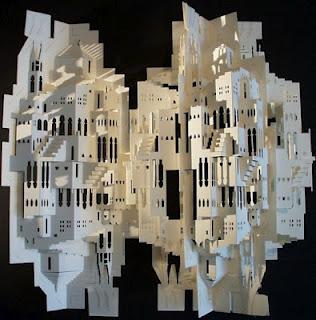 Arquitectura de papel por Ingrid Siliakus