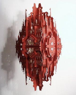 Arquitectura de papel por Ingrid Siliakus