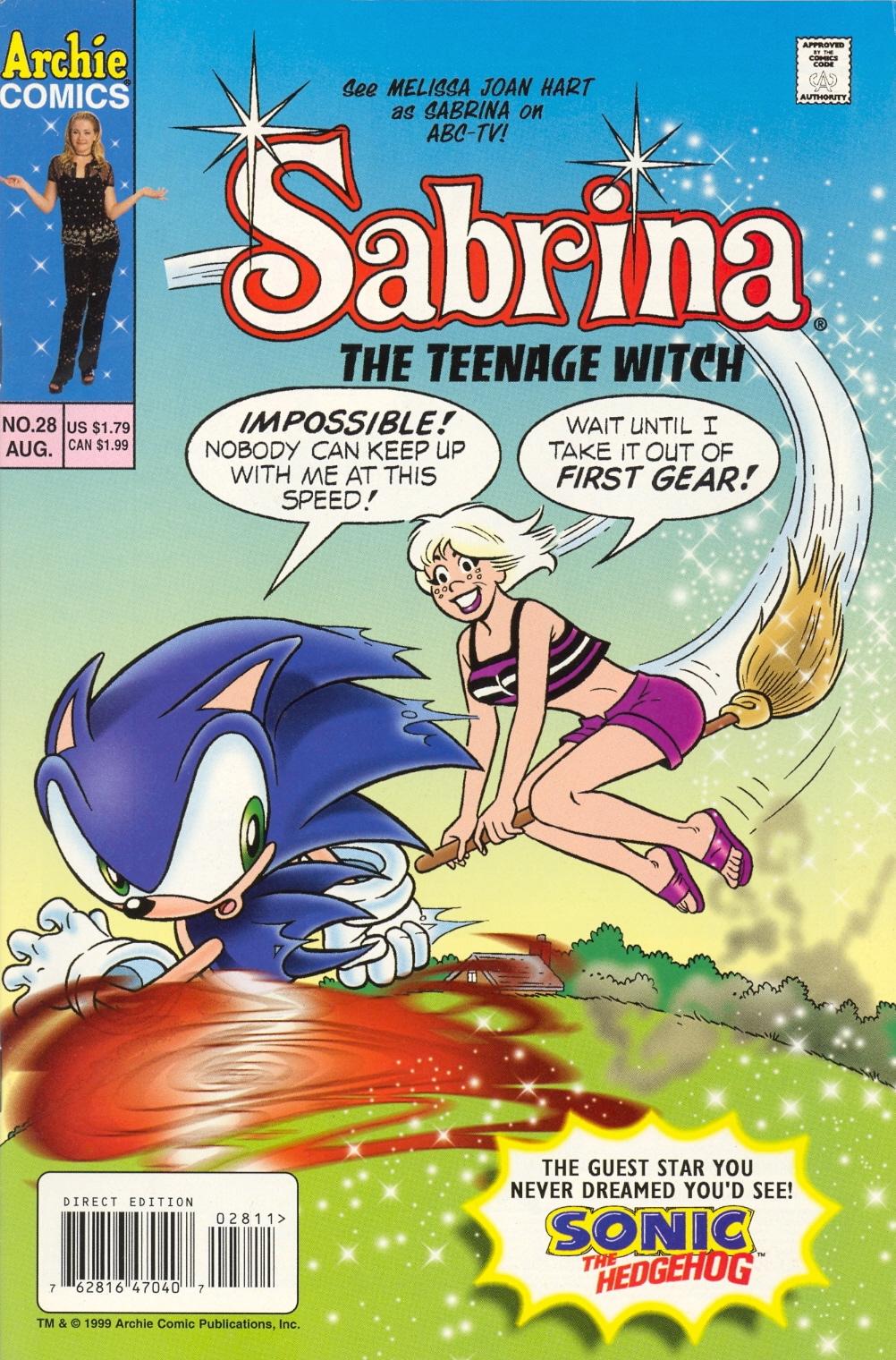 comic sonic sabrina bruja adolescente SEGA fusiona a Sonic con Hello Kitty y prepara un cómic crossover con Mega Man
