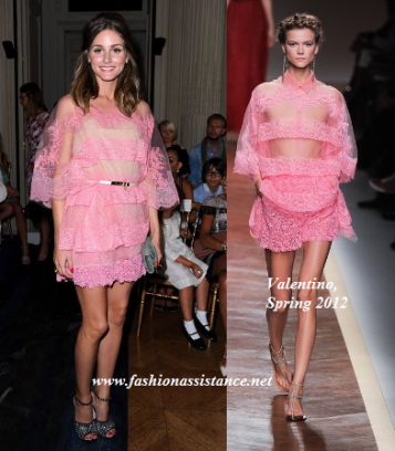 Olivia Palermo: la vie en rose con Valentino