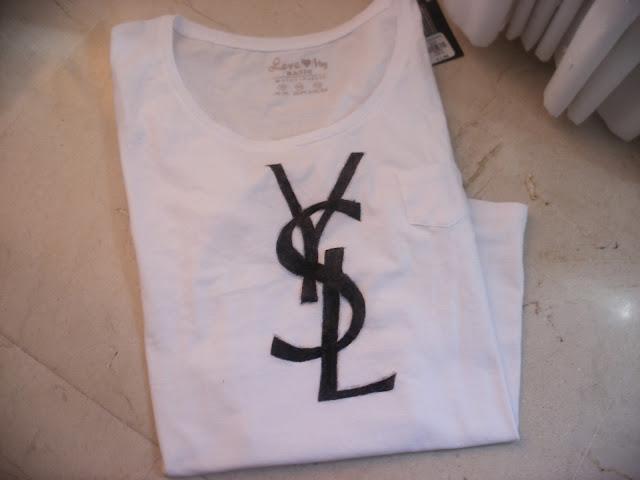 DIY - Camiseta Yves Saint Laurent