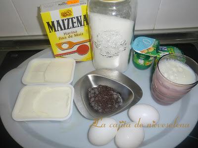 Tarta de queso con chocolate