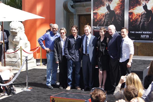 Christopher Nolan estampa su firma en el Grauman's Chinese Theatre