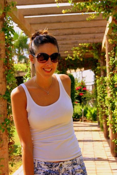 Printed pants & Fluor