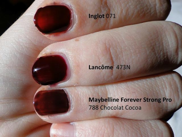 Inglot en las uñas.