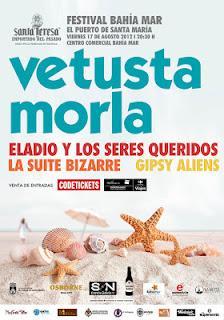 Festival Bahía Mar: Vetusta Morla, Eladio y Los Seres Queridos, La Suite Bizarre y Gipsy Aliens