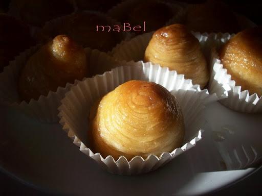 Pasteles de la luna o Mooncakes espiralados