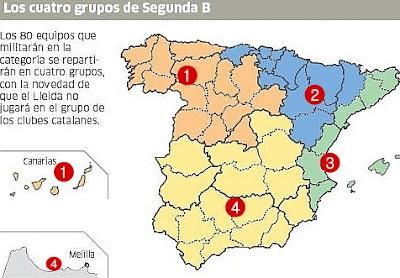 GRUPOS DE SEGUNDA B  2012/2013