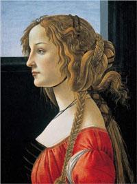 La musa, Simonetta Vespucci (1453-1476)