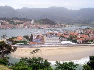 Vistas desde ermita La Guía en Ribadesella