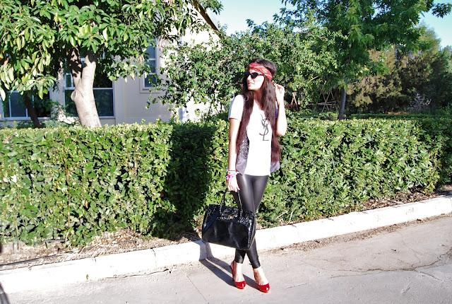 DIY outfit : YSL tee
