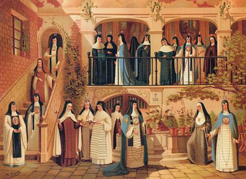 Hábitos de las monjas en Nueva España