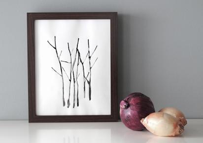 Diy: Crea tu propio cuadro, inspirado en la naturaleza, con una pajita y acuarela