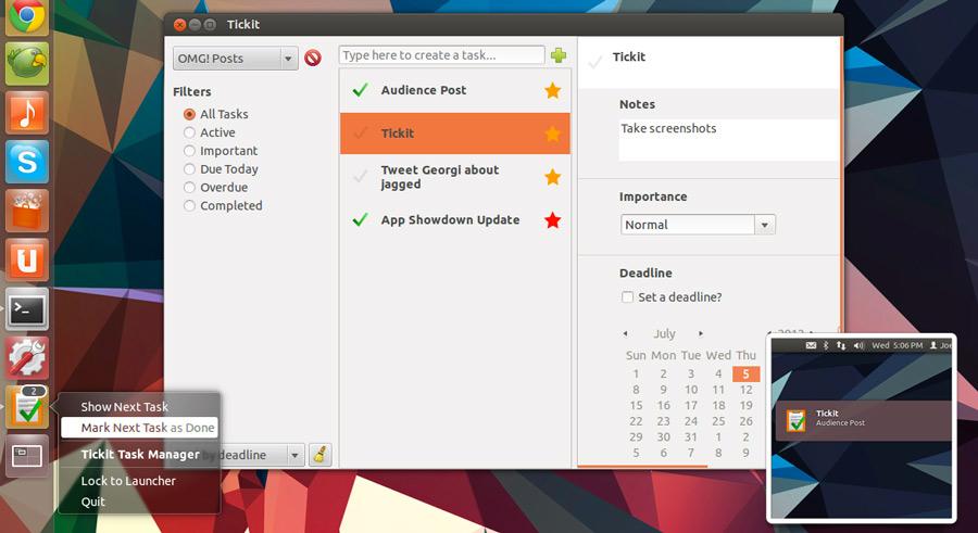 ticklt 8 aplicaciones destacadas del Ubuntu App Showdown