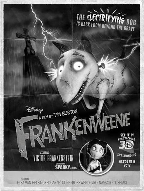 Póster y tráiler retros de `Frankenweenie´