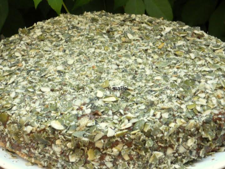 Pastel de pipas de calabaza