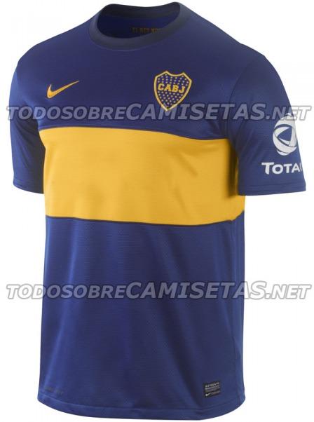 Nueva camiseta Nike de Boca Juniors; temporada 2012-2013