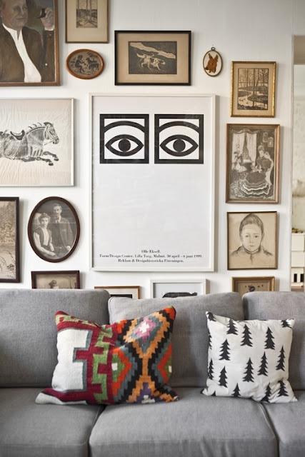 Inspiración de fin de semana: Composiciones con cuadros