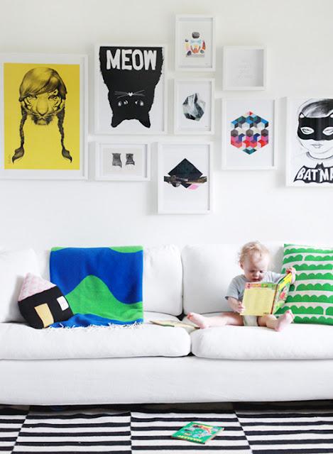 Inspiración de fin de semana: Composiciones con cuadros