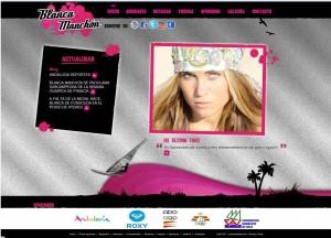 Blanca Manchón estrena web